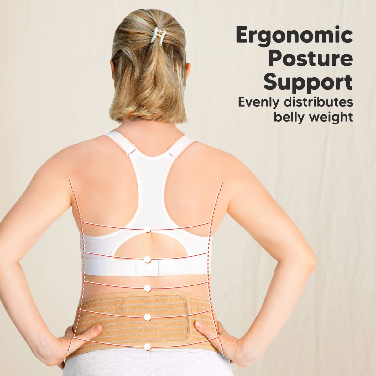Cinta de Suporte Para Gestantes KeaBabies Ease Midnight Black

 - Relieves Daily Pregnancy Discomfort